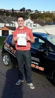 13.11.13 - Congratulations Joe on passing your driving test today in Pontypridd... Enjoy your new car :-)...